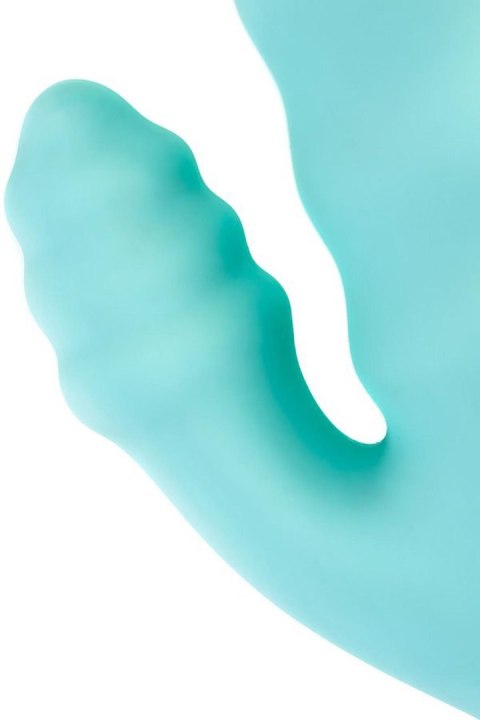 Relief vibrator with clitoral stimulation Flovetta Flax, silicone, mint, 17.5 cm Relief vibrator with clitoral stimulation Flovetta Flax, silicone, mint, 17.5 cm