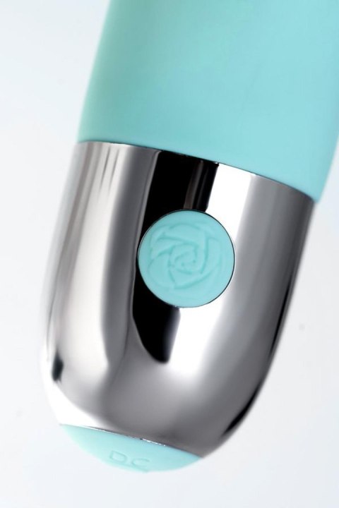 Relief vibrator with clitoral stimulation Flovetta Flax, silicone, mint, 17.5 cm Relief vibrator with clitoral stimulation Flovetta Flax, silicone, mint, 17.5 cm
