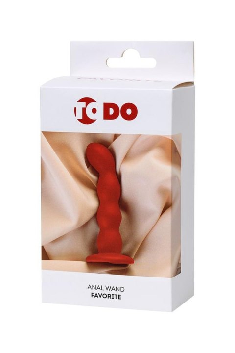 ToDo Favorite Red Anal Wand ToDo Favorite Red Anal Wand