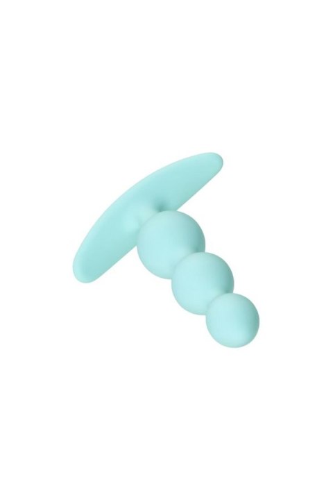 ToDo by Toyfa Anal plug Triple, silicone, mint, 10.5 cm, O 2.4 cm ToDo by Toyfa Anal plug Triple, silicone, mint, 10.5 cm, O 2.4 cm