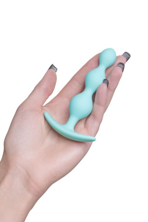 ToDo by Toyfa Anal plug Triple, silicone, mint, 10.5 cm, O 2.4 cm ToDo by Toyfa Anal plug Triple, silicone, mint, 10.5 cm, O 2.4 cm