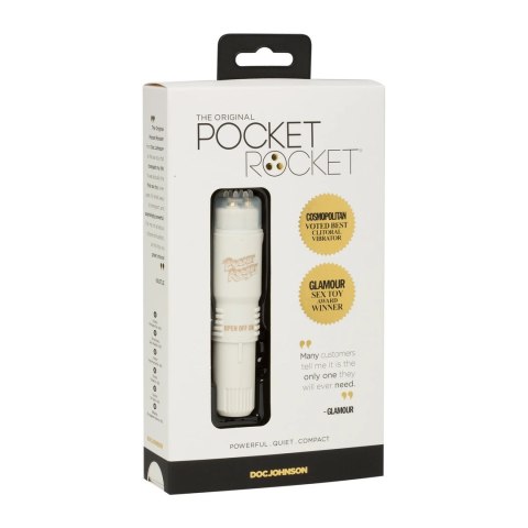Doc Johnson Pocket Rocket masażer punktowy 10 cm ABS kość słoniowa Doc Johnson Doc Johnson Pocket Rocket masażer punktowy 10 cm ABS kość słoniowa Doc Johnson