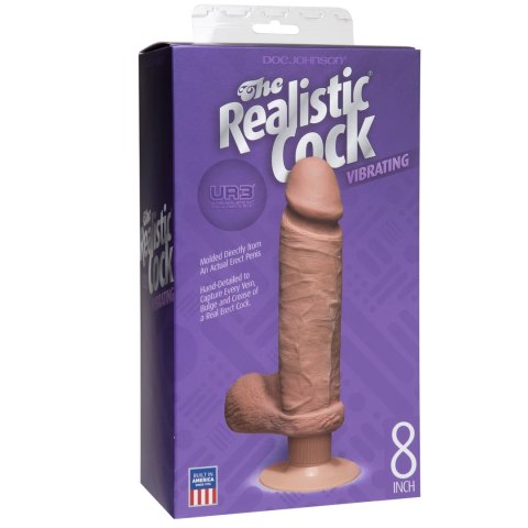 Doc Johnson The Realistic Cock 20 cm UR3 system wibracji przyssawka Doc Johnson Doc Johnson The Realistic Cock 20 cm UR3 system wibracji przyssawka Doc Johnson