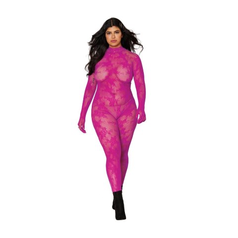 Dreamgirl Bodystocking Azalea Plus Size kwiatowy wzor i diamenty Dreamgirl Dreamgirl Bodystocking Azalea Plus Size kwiatowy wzor i diamenty Dreamgirl