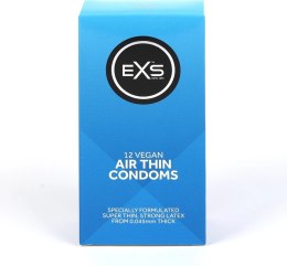 EXS Air Thin 12 sztuk - ultracienkie prezerwatywy lateksowe 56 mm EXS