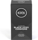 EXS Extra Black 12 szt. - prezerwatywy lateksowe czarne 54 mm EXS EXS Extra Black 12 szt. - prezerwatywy lateksowe czarne 54 mm EXS