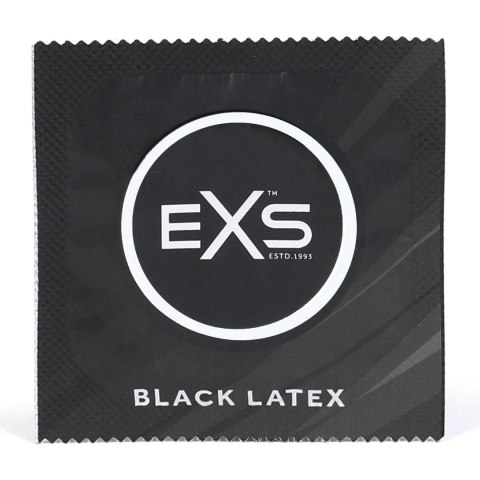 EXS Extra Black 12 szt. - prezerwatywy lateksowe czarne 54 mm EXS EXS Extra Black 12 szt. - prezerwatywy lateksowe czarne 54 mm EXS
