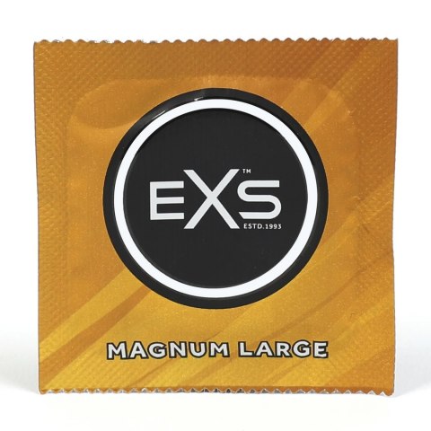 EXS Magnum 100 szt. prezerwatywy powiększone, szerokość 60 mm, lateks EXS EXS Magnum 100 szt. prezerwatywy powiększone, szerokość 60 mm, lateks EXS