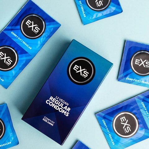 EXS Regular Classic 12 szt. prezerwatywy, cienki lateks 54 mm EXS EXS Regular Classic 12 szt. prezerwatywy, cienki lateks 54 mm EXS