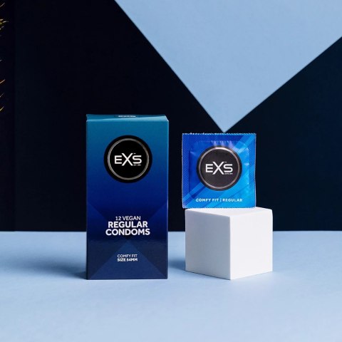 EXS Regular Classic 12 szt. prezerwatywy, cienki lateks 54 mm EXS EXS Regular Classic 12 szt. prezerwatywy, cienki lateks 54 mm EXS