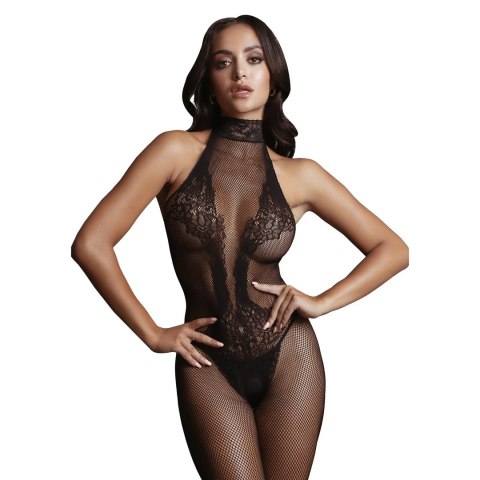 Le Desir Bodystocking Fishnet koronkowy S-XL z dekoltem halter Le Désir by Shots Le Desir Bodystocking Fishnet koronkowy S-XL z dekoltem halter Le Désir by Shots