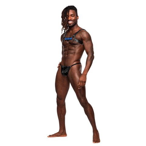 Male Power Aries Leather System uprząż z regulacją i pierścieniami Male Power Male Power Aries Leather System uprząż z regulacją i pierścieniami Male Power