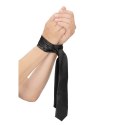 Ouch! Tie Me Up - Krawat wiązany, uniwersalny, czarny Ouch! by Shots Ouch! Tie Me Up - Krawat wiązany, uniwersalny, czarny Ouch! by Shots