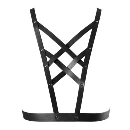 Bijoux Indiscrets Maze Net Cleavage Harness Black - regulowana uprząż Bijoux Indiscrets
