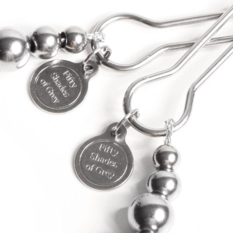 Fifty Shades of Grey The Pinch - zaciski regulowane z metalowym wykończeniem 8,3 cm Fifty Shades of Grey Fifty Shades of Grey The Pinch - zaciski regulowane z metalowym wykończeniem 8,3 cm Fifty Shades of Grey