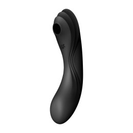 Satisfyer Curvy Trinity 4 Black - 3-funkcyjny masażer silikonowy IPX7 Satisfyer