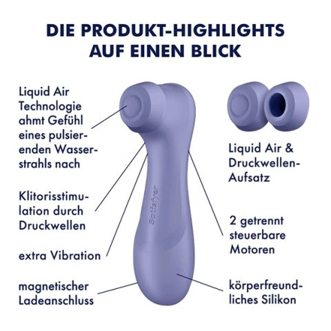 Satisfyer Pro 2 Generation 3 Violet - Intuicyjny Stymulator Air Pulse z Aplikacją Satisfyer Satisfyer Pro 2 Generation 3 Violet - Intuicyjny Stymulator Air Pulse z Aplikacją Satisfyer