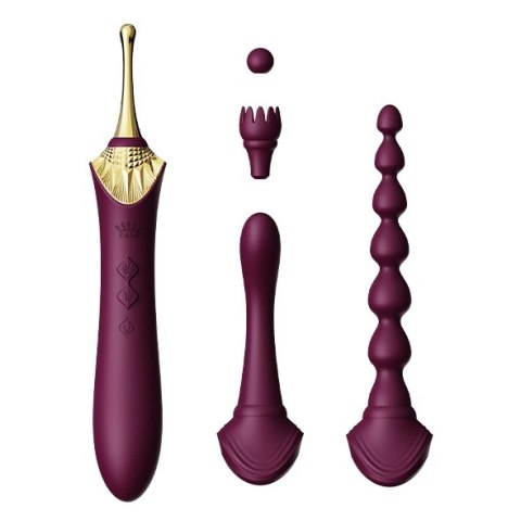 ZALO Bess 2 Velvet Purple - wielofunkcyjne urządzenie do masażu 4w1 Zalo ZALO Bess 2 Velvet Purple - wielofunkcyjne urządzenie do masażu 4w1 Zalo