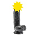 Dildo Get Real Black 6'' Dildo Get Real Black 6''