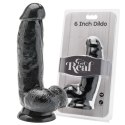 Dildo Get Real Black 6'' Dildo Get Real Black 6''