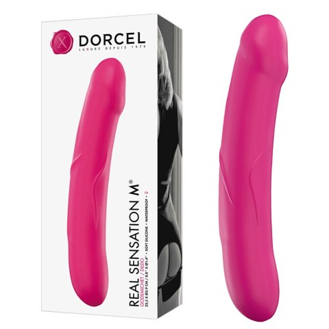 Dildo silikonowe dwustronne, podwójny penis. Real Sensation M magenta Dildo silikonowe dwustronne, podwójny penis. Real Sensation M magenta