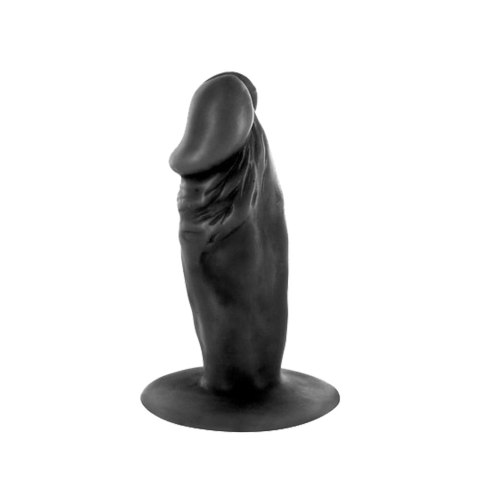Dildo z przyssawką Real Tim Black Dildo z przyssawką Real Tim Black