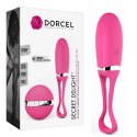 Jajeczko do pochwowy z wibracjami na pilota. 10 wibracji. Delight magenta