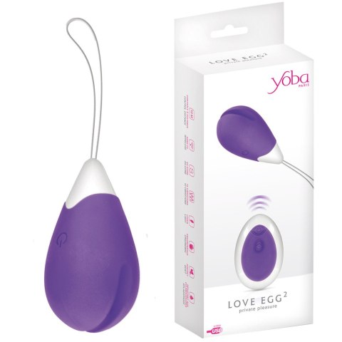 Jajeczko wibrujące Love Egg Violet Jajeczko wibrujące Love Egg Violet
