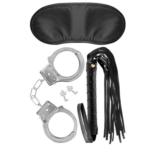 Kajdanki, maska, pejcz zestaw BDSM Kajdanki, maska, pejcz zestaw BDSM
