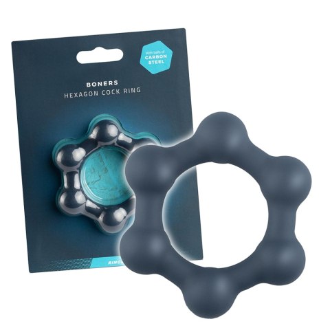 Pierścień erekcyjny Hexagon Cock Ring Pierścień erekcyjny Hexagon Cock Ring