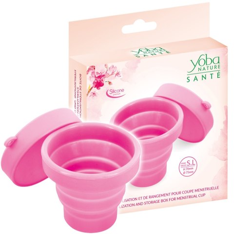Pojemnik silikonowy na kubeczek menstruacyjny Nature Sante Pojemnik silikonowy na kubeczek menstruacyjny Nature Sante