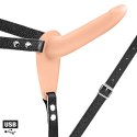 Strap on na pasach. Penis z wibracjami. Strap-on with dildo, USB Strap on na pasach. Penis z wibracjami. Strap-on with dildo, USB