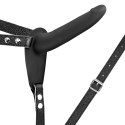 Strap on z wibracjami na pasie. Vibrating strap on black Strap on z wibracjami na pasie. Vibrating strap on black