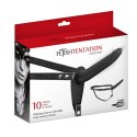 Strap on z wibracjami na pasie. Vibrating strap on black Strap on z wibracjami na pasie. Vibrating strap on black