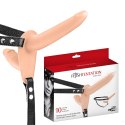 Vibrating Strap-on With Double Dildo Flesh USB Vibrating Strap-on With Double Dildo Flesh USB