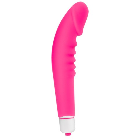 Wibrator silikonowy dla kobiet, karbowany, masażer łechtaczki. WEE PINK Wibrator silikonowy dla kobiet, karbowany, masażer łechtaczki. WEE PINK
