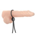 Zacisk z regulacją na penisa i jądra. Mocniejsza erekcja. Cockring Lasso Adjustable