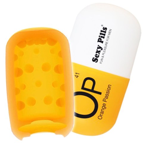Żelowa pochwa Sexy Pills Kinky Orange Żelowa pochwa Sexy Pills Kinky Orange