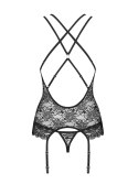 860-COR-1 gorset i stringi czarny S/M 860-COR-1 gorset i stringi czarny S/M