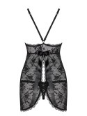 Behindy babydoll i stringi czarna L/XL Behindy babydoll i stringi czarna L/XL