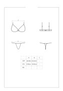 Bielizna damska. piękna. Luvae komplet 2-częściowy czarny L/XL Bielizna damska. piękna. Luvae komplet 2-częściowy czarny L/XL