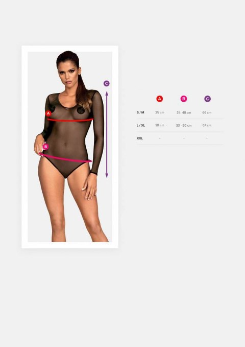 Body B124 czarne S/M Body B124 czarne S/M