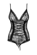 Body koronkowe, otwarty krok. Seksowne. Slevika body XXL