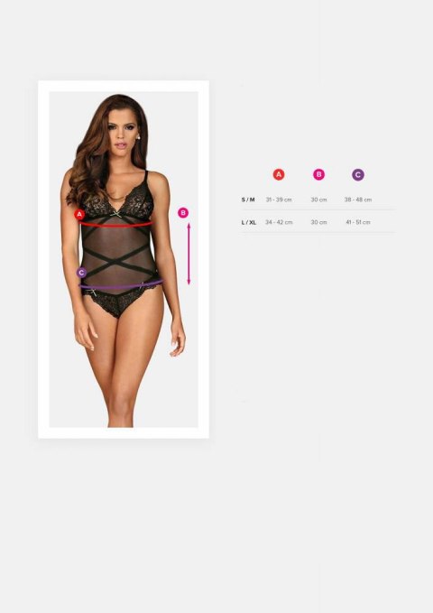Bondea body czarne L/XL Bondea body czarne L/XL