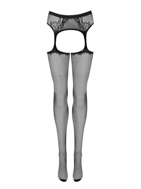 Garter stockings S232 S/M/L Pończochy kabaretki i pas do pończoch 2w1 Garter stockings S232 S/M/L Pończochy kabaretki i pas do pończoch 2w1
