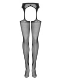 Garter stockings S314 czarne S/M/L. Seksowne. Podniecające.