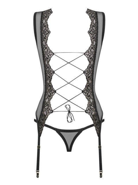 Meshlove gorset i stringi L/XL Meshlove gorset i stringi L/XL