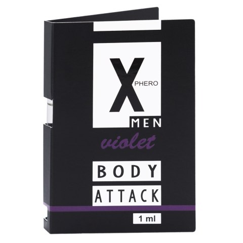 Perfumy X-Phero Body Attack Violet for men, 1 ml Perfumy X-Phero Body Attack Violet for men, 1 ml