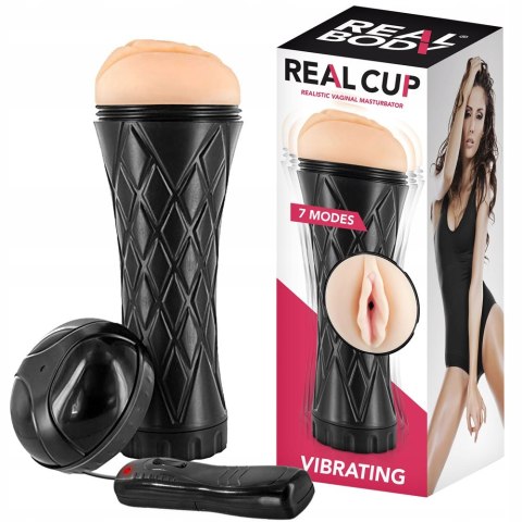 Real Cup Vaginal Masturbator Vibrating Real Cup Vaginal Masturbator Vibrating