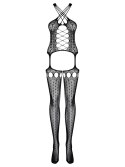 Seksowne Bodystocking damskie. Otwarty krok G313 S/M/L